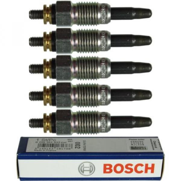 5X Original BOSCH Glühkerzen 0 250 201 032 Duraterm #1 image