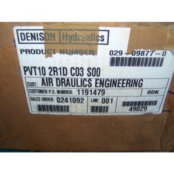 NOS DENISON HYDRAULICS PVT10 2R1D C03 S00 PISTON PUMP PVT102R1DC03S00 #2 image