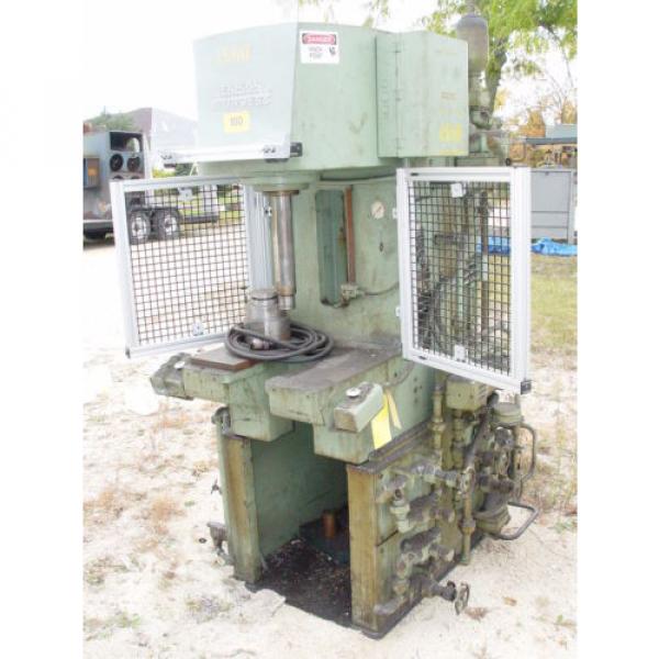 10 Ton Denison C-Frame Hydraulic Multi-Press w/Safety Enclosure #T100LA72S210 #10 image