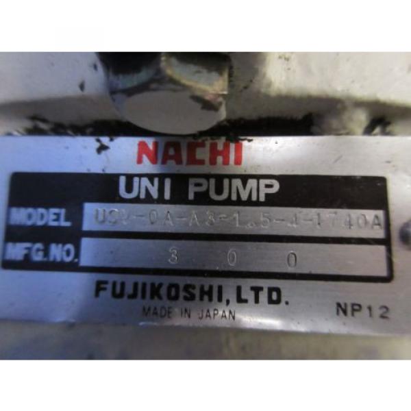 FUJI NACHI OIL MOTOR MLA2097J PUMP USV-0A-A3-15-4-1740A VDS-0B-1A3-D-1731A #5 image