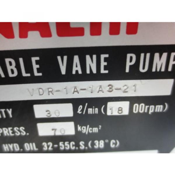 NACHI VARIABLE VANE PUMP VDR-1A-1A3-21 #3 image