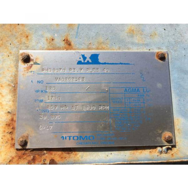 Sumitomo Paramax 9000 Gear Box PHD907 P3Y RLFB 40 125 HP 1750 RPM REFURBISHED #11 image