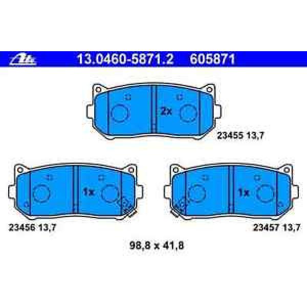 Bremsbelagsatz Scheibenbremse KIA - ATE 130460-58712 #1 image