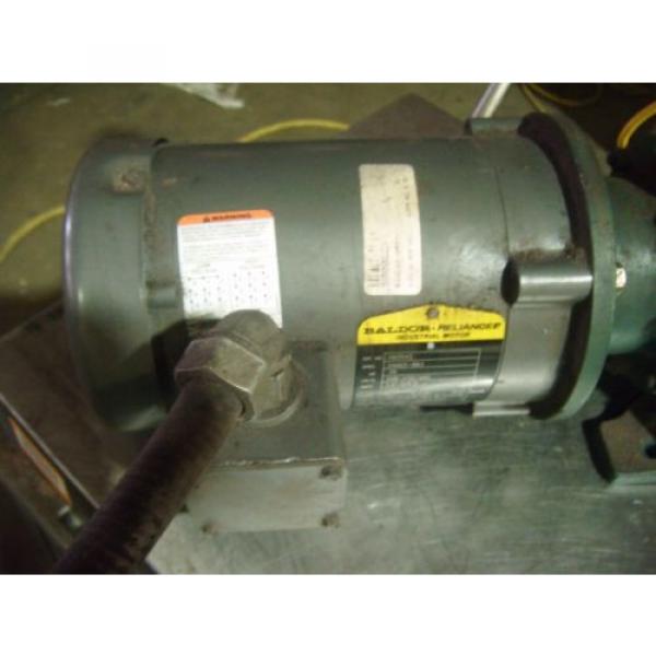 BALDOR RELIANCE 3/4 HP MOTOR VM3542 WITH SUMITOMO GEAR REDUCER HS3105H8 #6 image