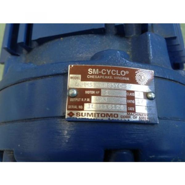 Origin CNHMS1-6095YC-17 Sumitomo Sm-cyclo 6000 1HP Induction Motor TC-FX,ground3 #3 image