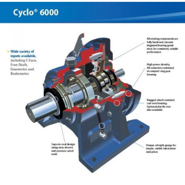 SUMITOMO CYCLO 6000 PLANETARY GEARBOX CNVXS-6075-6 #5 image