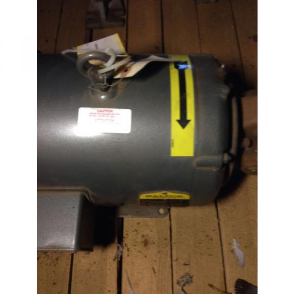 Origin BALDOR 75 HP MOTOR 1725 RPM WITH REXROTH pumps R910946934 pumps MOTOR #3 image