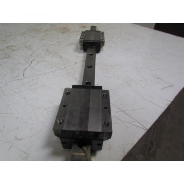 Rexroth Bosch STAR 35 Linear Actuator Guide Bearings W/677mm Rail Hyundai HIT15S #3 image