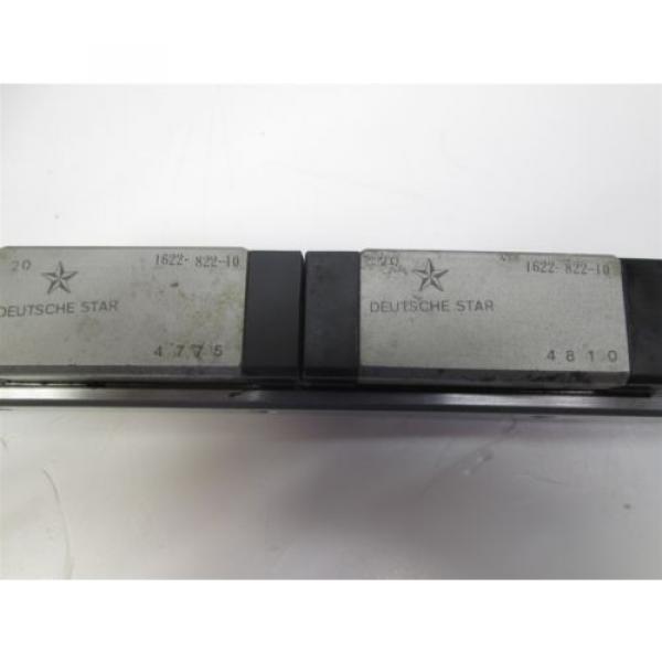 Deutsche Star Rail, Length: 880mm, Size: 20 w/x2 Linear Slide Blocks 1622-822-10 #2 image