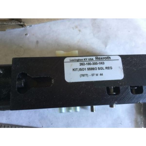 Origin REXROTH 262-180-300-1K0,262-180-300-1KO PNEUMATIC VALVE MANIFOLD 5599/2,BOX1 #2 image