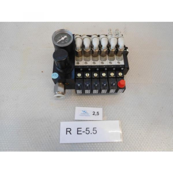 Rexroth Valve Terminal 0820060761mit 5x Directional Control Valve 5/2 + #1 image