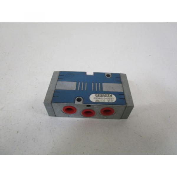 REXROTH PNEUMATIC VALVE PS34010-3333 Origin NO BOX #1 image