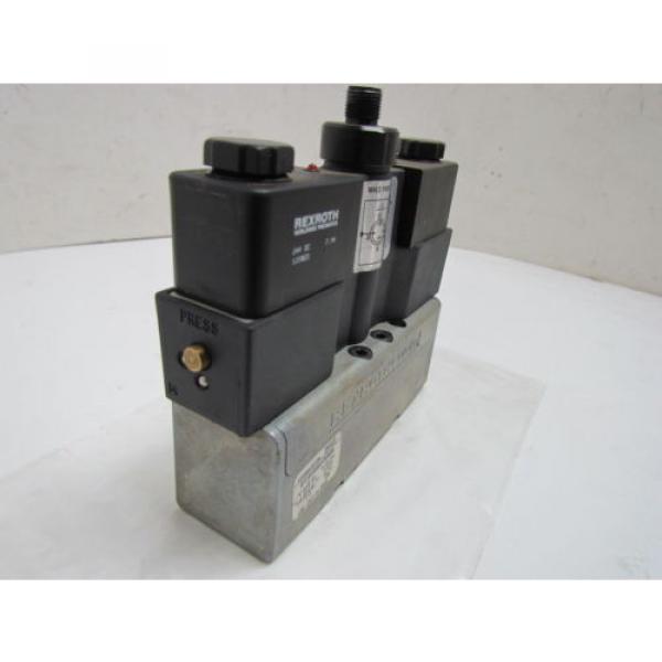 Rexroth Ceram GT-010062-00909 Double Solenoid Valve 4-Pin 24VDC ISO Sz 1 #5 image