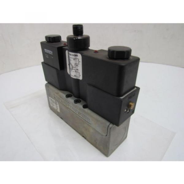 Rexroth Ceram GT-010062-00909 Double Solenoid Valve 4-Pin 24VDC ISO Sz 1 #6 image