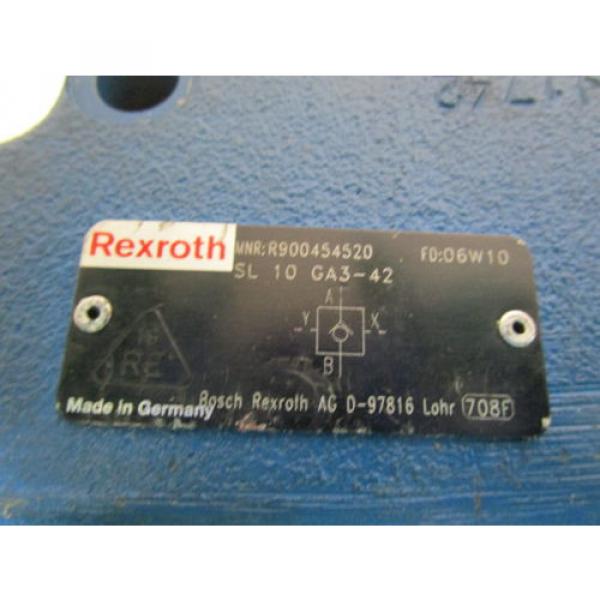 REXROTH HYDRUALIC VALVE R900454520 Origin NO BOX #2 image