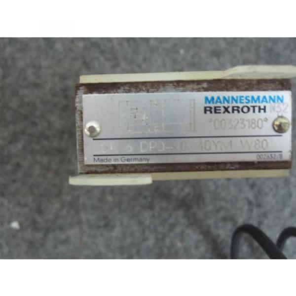 Origin REXROTH PRESSURE REDUCING VALVE # ZDR-6-DP0-40/40YM-E80 #1 image