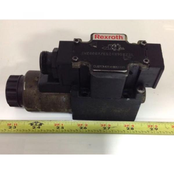 REXROTH HYDRAULIC SOLENOID VALVE 4WE606X/EG24N9DK23L #1 image