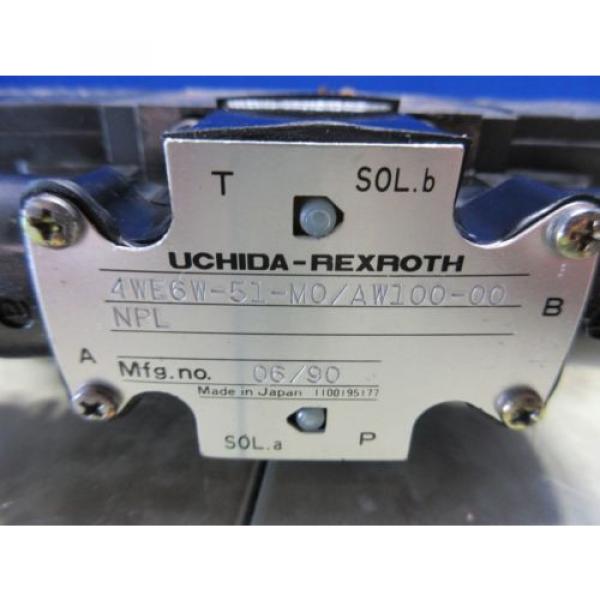 REXROTH VALVE UCHIDA-REXROTH 4WE6W-51-M0/AW100-00 4WE6W-51-MO/AW100-00 #2 image