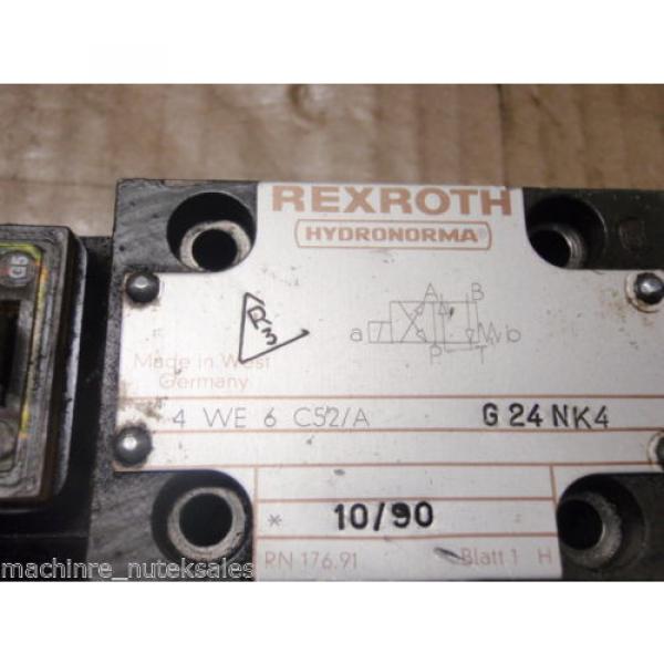 Rexroth Solenoid Oper Valve 4WE6C52/AG24NK4  GU35-4-A-060 4WE6C52 #3 image