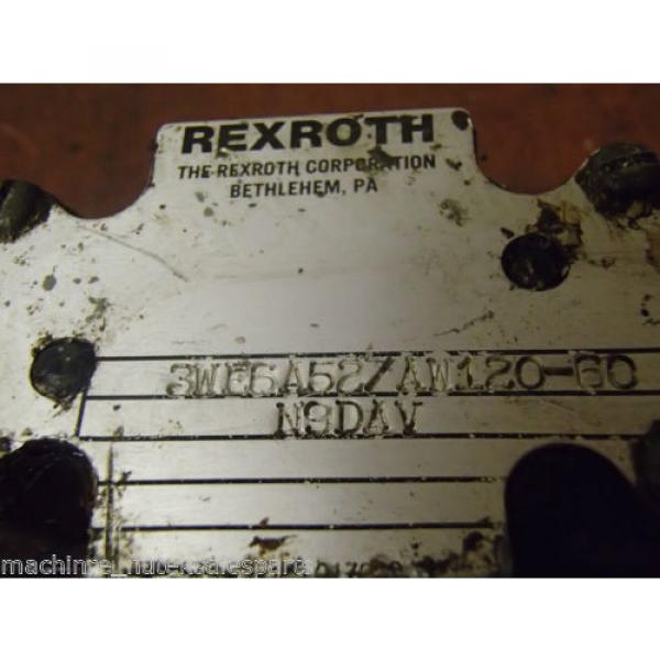 Rexroth Directional Valve 3WE6A52/AW120-60 N9DAV  3WE6A52AW12060 #4 image