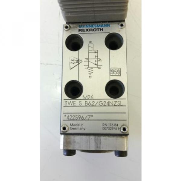 Rexroth Hydraulikventil 3WE5B6,2/G24NZ5L solenoid valve 703277 #2 image