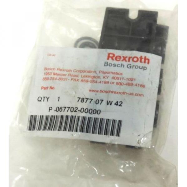 Origin REXROTH BOSCH P-067702-00000 MANIFOLD VALVE 7877 07 W 42, 487707W42 #1 image