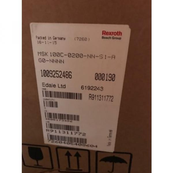 Rexroth BOSCH IndraDyn Synchronous Servo Motor MSK-100C-0200-NN-S1-AG0-NNNN #10 image