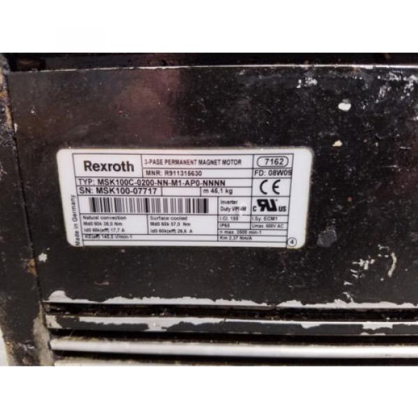 Rexroth AC Servo Motor, MSK100C-0200-NN-M1-AP0-NNNN #2 image