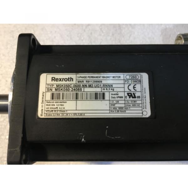 Rexroth 3~ Permanent Magnet Motor MSK 050C-0600-NN-M2-UG1-RNNN Neuwertig #1 image