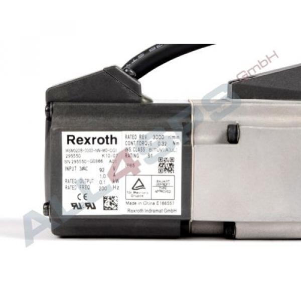 BOSCH REXROTH SERVOMOTOR MSM020B-0300-NN-M0-CG1 OVP #3 image