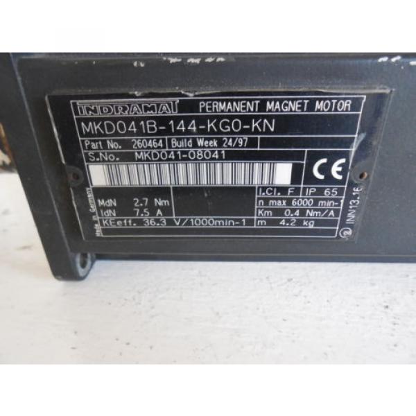 Rexroth Indramat  Servomotor MKD041B-144-KG0-KN #2 image