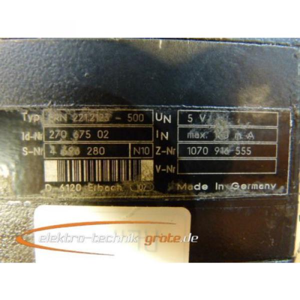 Rexroth SE-B2020-06000000 Brushless Permanent Magnet Motor mit Heidenhain ERN #4 image