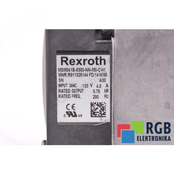 MSM041B-0300-NN-M0-CH1 R911325144 075KW 120V 4A 200HZ 3000/MIN REXROTH ID27467 #6 image