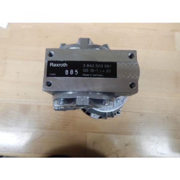 Rexroth MNR 3 842 503 582 Motor amp; Rexroth Winkelgetriebe GS 13 -1  i=20 #3 image