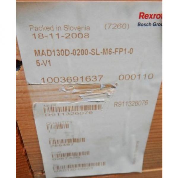 Rexroth 3-Phase Induktions Motor MAD130D-0200-SL-M6-FP1-05-V1 - unused/OVP - #3 image