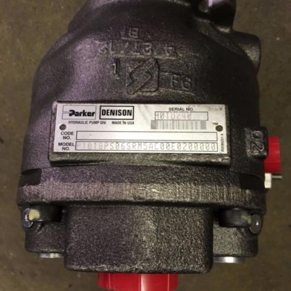 PARKER DENISON HYD PUMP MODEL #P1018PS06SRM5AC00E0200000 NLB CORP PART #PM38343 #3 image