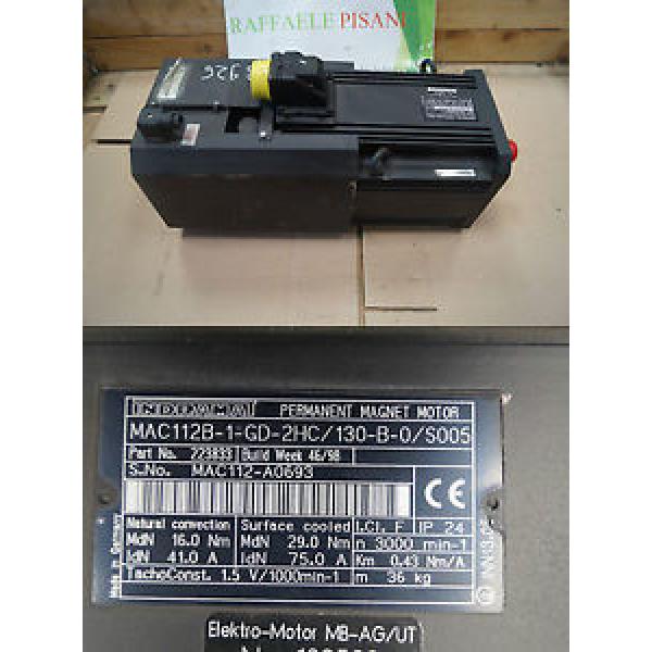 REXROTH INDRAMAT MAC112B-1-GD-2HC/130-B-0/S005 #1 image