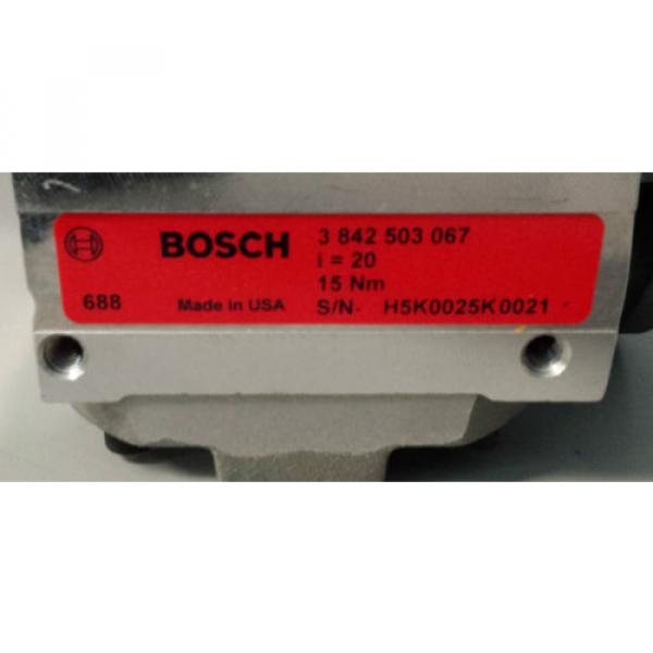 Origin BOSCH REXROTH CONVEYOR GEAR REDUCER 3-842-503-067  RTS056278 #2 image