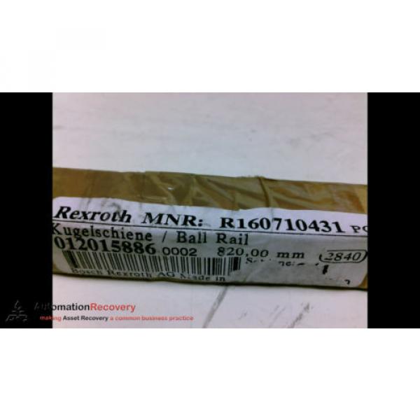 BOSCH REXROTH R160710431 PNEUMATIC GUIDE RAIL 820MM, Origin #198914 #1 image