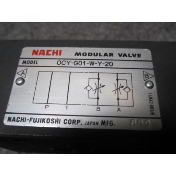 Origin NACHI OCY-G01-W-Y-20 MODULAR VALVE OCYG01WY20 #2 image