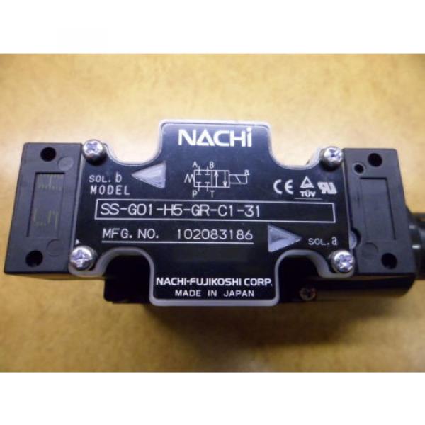 NACHI SS-G01-H5-GR-C1-31 HYDRAULIC SOLENOID VALVE AC110V  MFGNO102083186 Origin #3 image