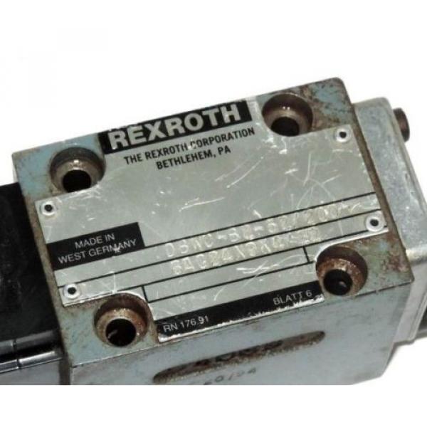 REXROTH DBWC-B2-52/200-6AG24N9K4/12 VALVE WITH GU35-4-A COIL 24VDC, 26W #3 image