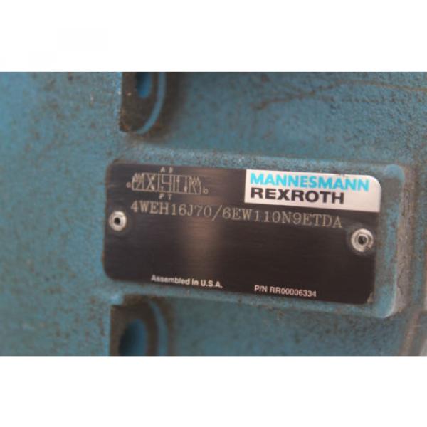 MANNESMANN REXROTH 4WEH16J70/6EW110N9ETDA HYDRAULIC VALVE #2 image