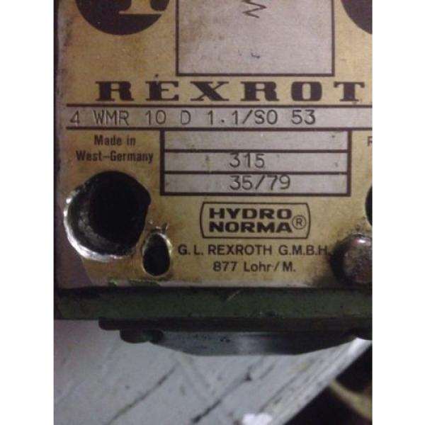 Rexroth 4 WMR 10 D 11/so 53 Limit Valve USED #2 image