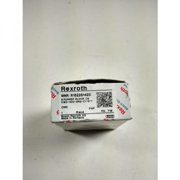 Origin REXROTH BOSCH GROUP R162281420 BLOCK LINEAR BALL BEARING #3 image