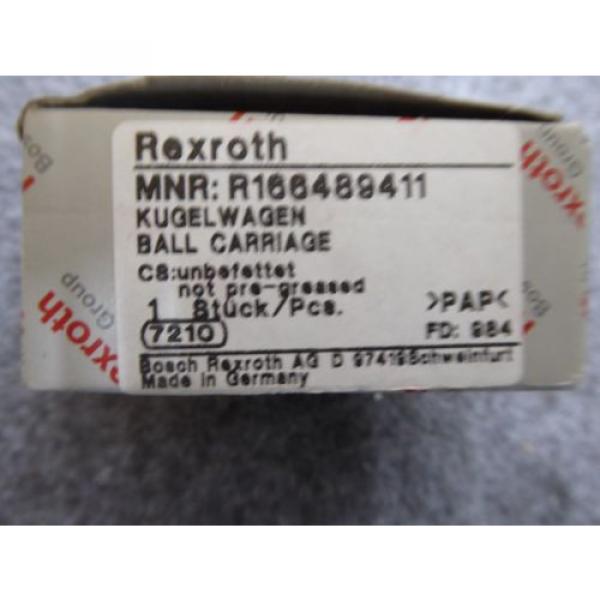 Origin REXROTH LINEAR BEARING # R166489411 #1 image