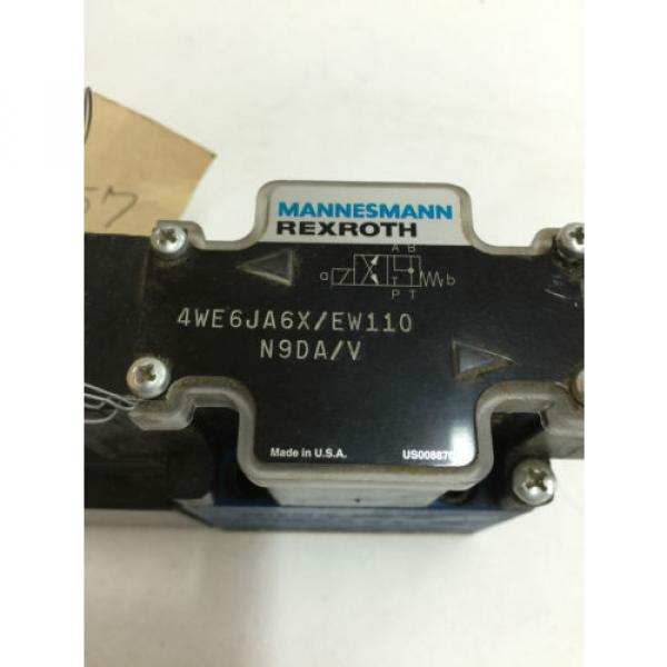 Origin REXROTH HYDRAULIC SOLENOID VALVE 4WE6JA6X/EW110N9DA/V #2 image