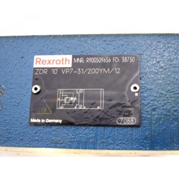 Origin BOSCH REXROTH R900509656 ZDR 10 VP7-31/200YM/12 DIRECTIONAL VALVE #2 image