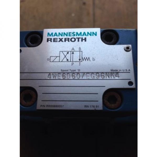 Origin MANNESMANN REXROTH 4WEH16D6X/6EG96NS2K4/D1 DIRECTIONAL VALVE 4WEH16D636EG96N #2 image