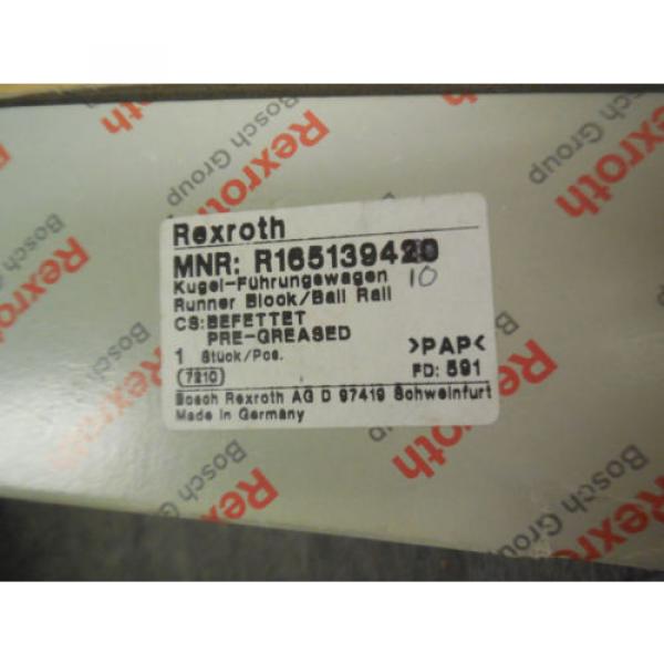 Origin REXROTH LINEAR BEARING # R165139410 #2 image